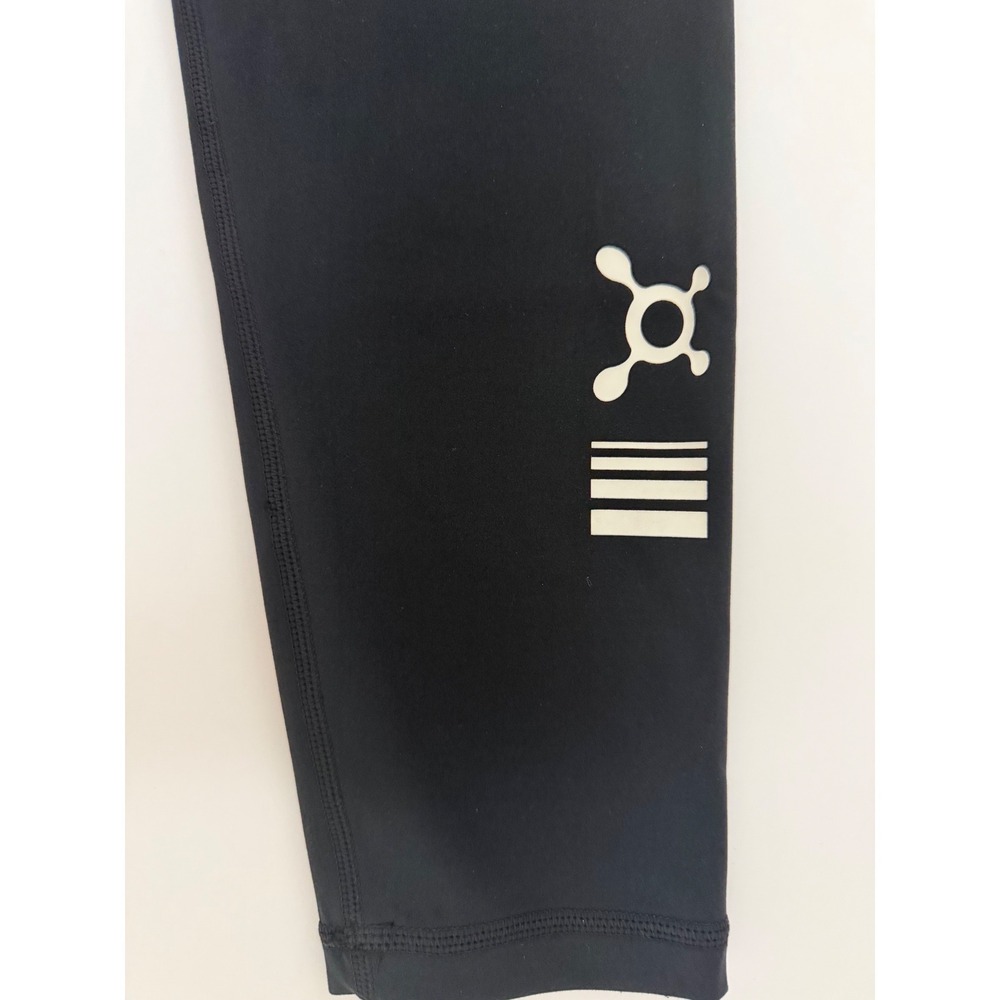 Orangetheory Fitness Women Black High Waisted Splat Logo Leggings Medium - Picture 2 of 4